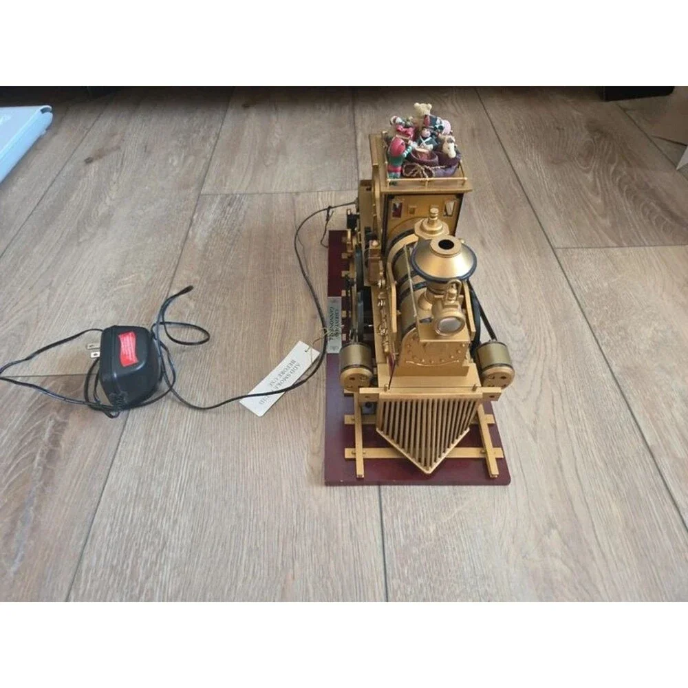 Vintage Mr.Christmas Gold Label Cannonball Train Plays 16 Song,running & Ligth